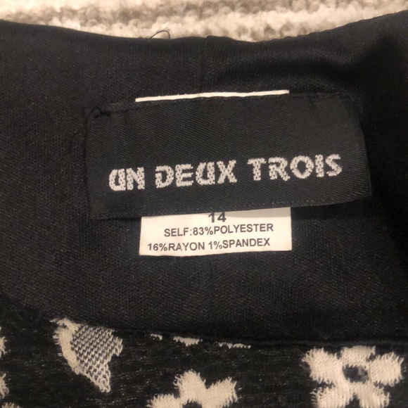 Black Floral Print Dress - Picture 4 of 4